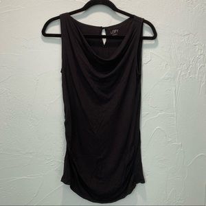 Ann Taylor Loft Black Tank M good for layering